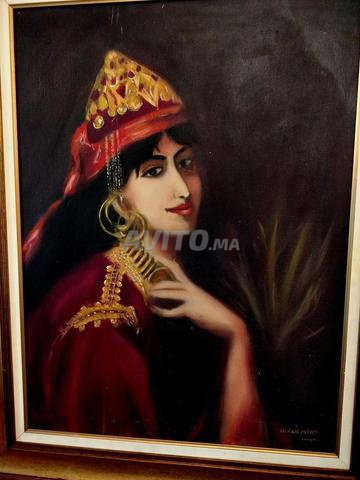 امرأة يهودية مرسومة على قماش 100/70 سم - 2