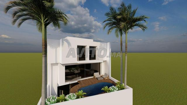 بقعة أرض فيلا بواجهتين متقابلتين في الغولف - 2