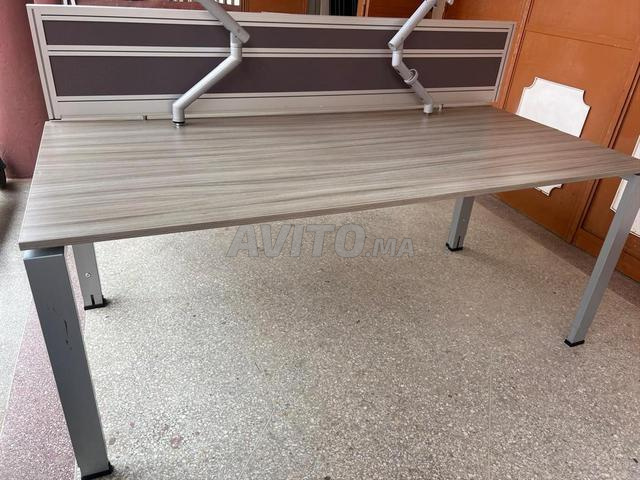 طاولة مكتب مزدوجة مخصصة لشخصين متقابلين مستوردة - 2