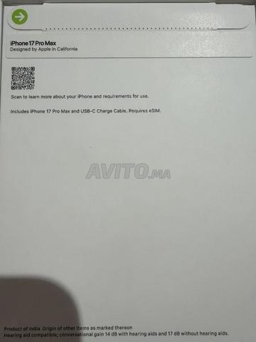 Iphone 17 pro max Orange 512 Neuf fermé ESim 🇺🇸