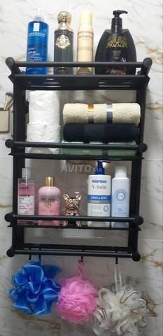 منظم أنيق لترتيب لوازم حمام روعة - 2