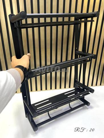 منظم أنيق لترتيب لوازم حمام روعة