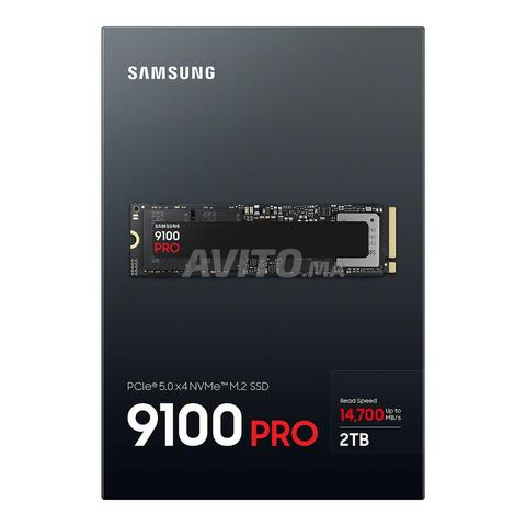 Samsung SSD 9100 Pro 2To NVMe حتى 14700 (جديد)