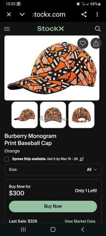 قبعة بيربيري أصلية - 2