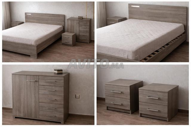 غرفة نوم كاملة في حالة جيدة - 2