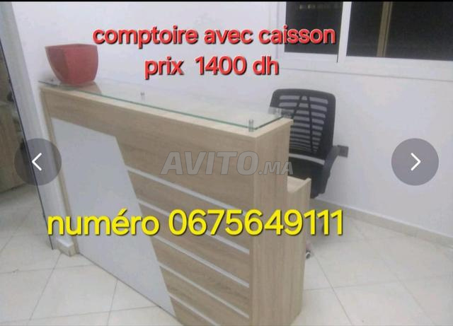 Comptoir neuf avec caisson - 2
