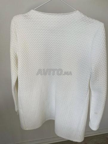 Veste blanche légère pour femme taille Xs convient aussi à M - 2