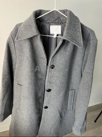 H&M معطف رجالي شتوي من الكشمير مقاس (L) - 2
