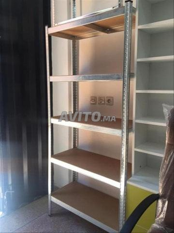 أرفف معدنية خفيفة الوزن وقوية - 2