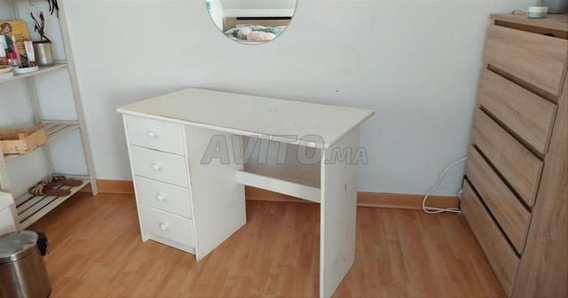 Bureau couleur blanc crème - 2