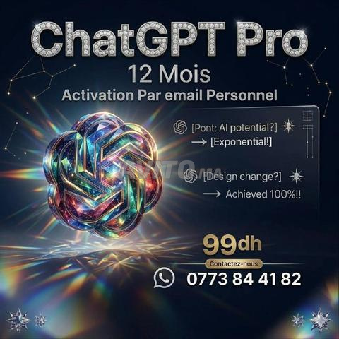 حساب Chat-GPT Pro 5.2 / تفعيل مباشر / حسابك الشخصي