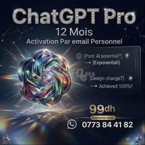 حساب Chat-GPT Pro 5.2 / تفعيل مباشر / حسابك الشخصي