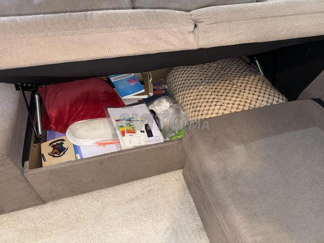 كنبة زاوية بوظيفة سرير - 2