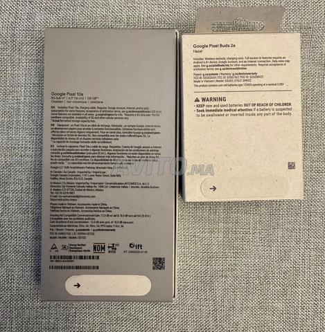 Google Pixel 10a 128GB Obsidian & Pixel Buds 2a - 2