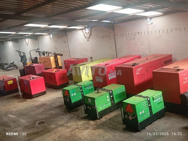 3 مولد كهربائي مع آلة لحام