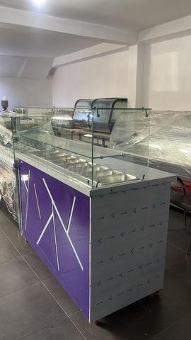 Vitrine présentoir pour snack, vitrine comptoir - 2