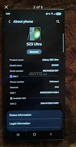 Samsung S23 Ultra 256Gb 12G f Ram - 2