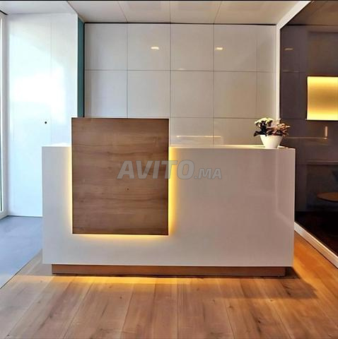 أنيقة LED مكتب استقبال بإضاءة