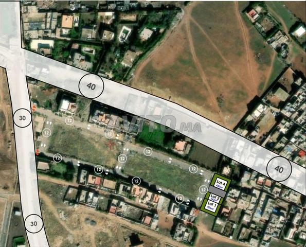 قطعة أرض لفيلا 3 واجهات بوسكورة - 2