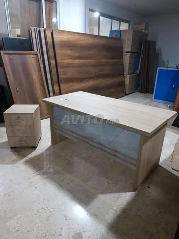 bureau avec retour et caisson en prix abordable  - 2