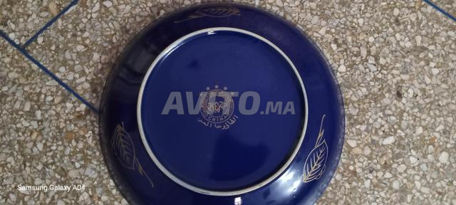 Plat décoratif avec motif paon (très joli)