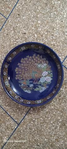 طبق زينة بنقشة طاووس (جميل جدا) - 2