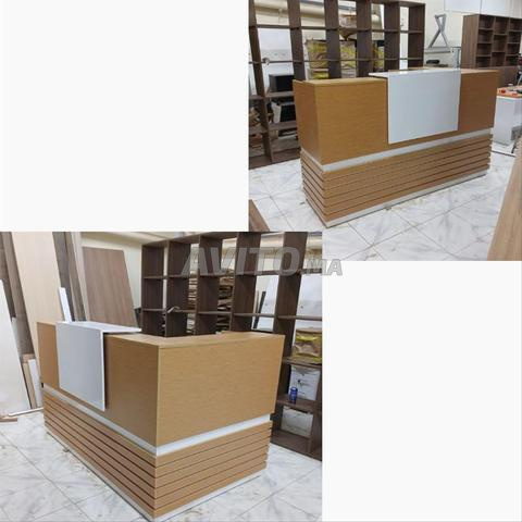 طاولة كاونتر من MDF عملية للمحلات - 2
