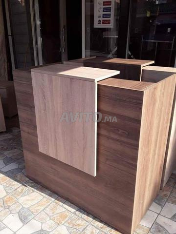 bureau en bois bureau métallique bureau avec  - 2