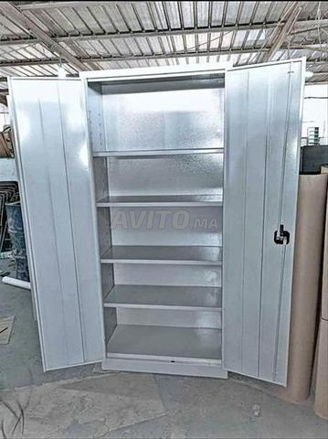 Armoire de bureau en bois MDF pratique et moderne - 2