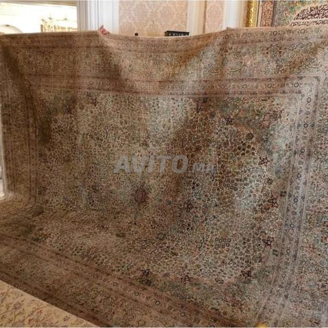 Tapis Perse en soie extra fin noués serrés