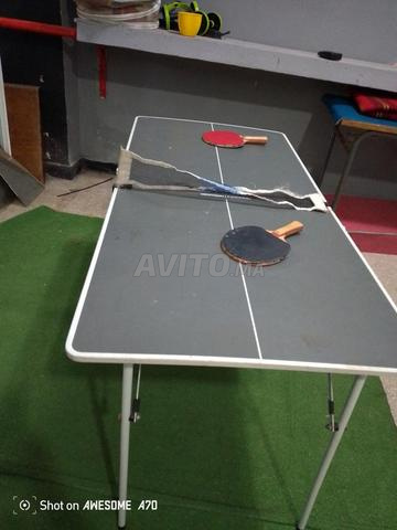 mini table de pingpong avec filet et 2, raquettes