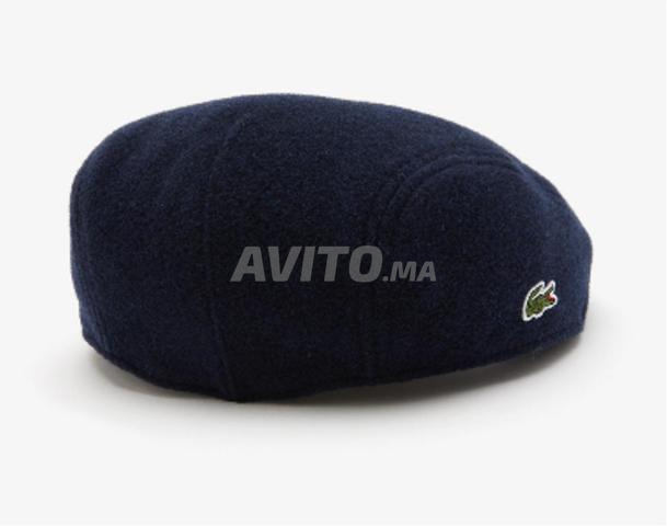 بيريه من اللباد الصوف لاكوست مقاس S أزرق داكن - 2