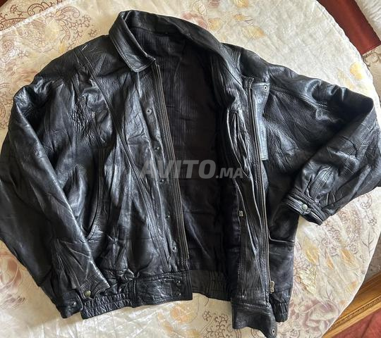 جاكيت جلد رجالي عتيق - حالة جيدة جدًا - 2