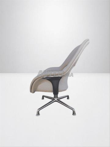 Fauteuil Pivotant Coalesse by Steelcase cuir beige