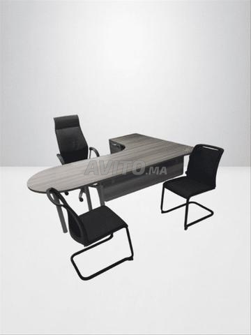 Bureau d'angle Steelcase retour caisson 160x220cm - 2