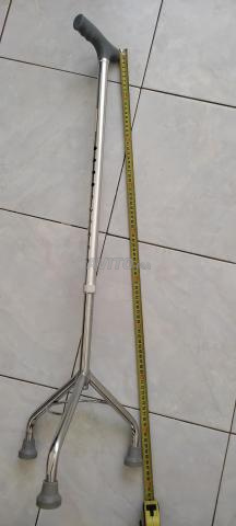 Canne de marche tripode (3 pieds) réglable - 2