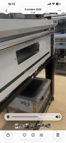 Four à pizza gaz 1 étage avec socle inox - 2