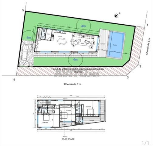 Terrain Assa - 523 m² - zone urbaine plan autorisé