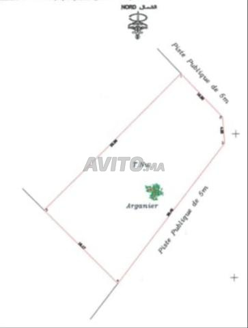 Terrain Assa - 523 m² - zone urbaine plan autorisé - 2