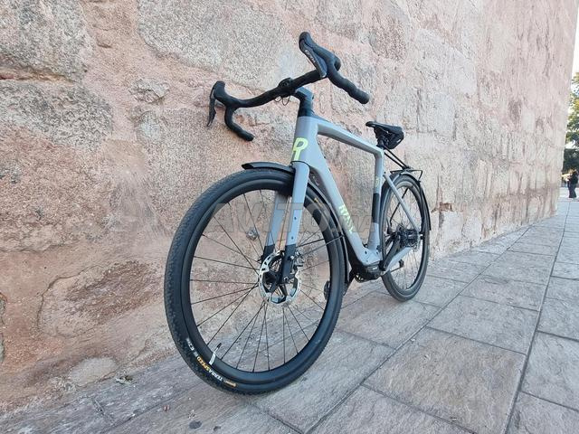 دراجة VTC وردية كاربون كهربائية XL - 2