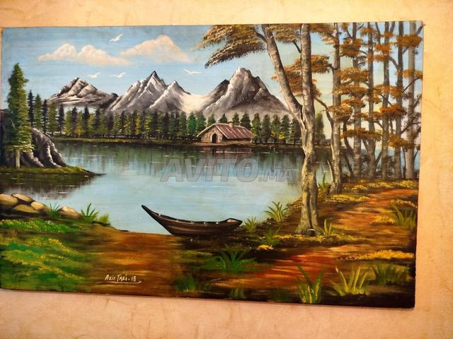 Tazi peinture 90/60cm sur toile - 2