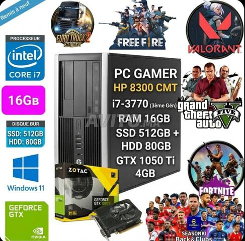 🚀 PC GAMER HP Compaq - i7 3770 GTX 1050 TI 🚀