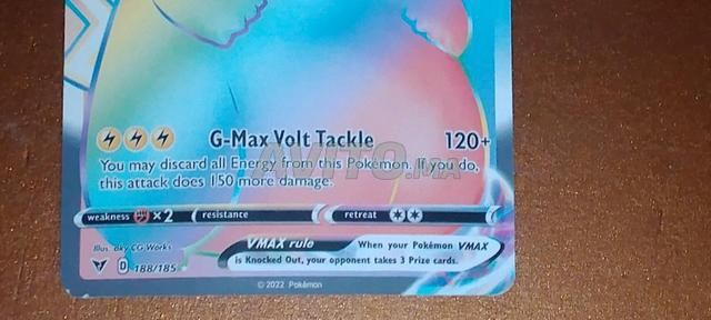 Pikachu VMAX rainbow carte Pokémon rare - 2