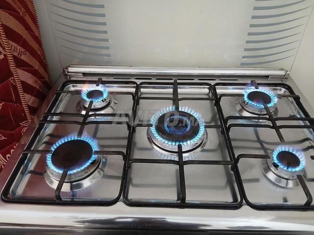 فرن 5 عيون من الإينوكس يعمل بالغاز - 2