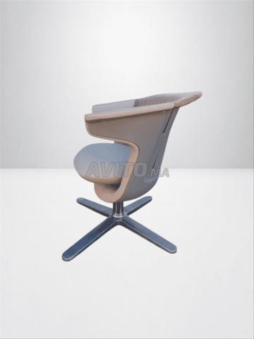 Fauteuil lounge Steelcase i2i mesh & cuir beige
