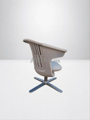 Fauteuil lounge Steelcase i2i mesh & cuir beige