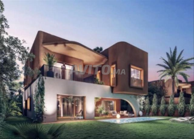 فلل فاخرة - إطلالة على الأطلس - طريق أمزميز