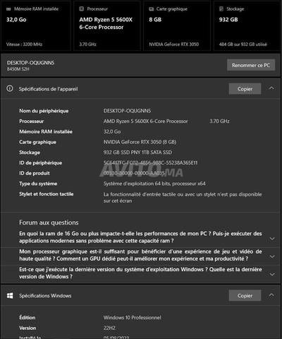 جهاز ألعاب Ryzen 5600X، RTX 3050، شاشة، G502 hero - 2