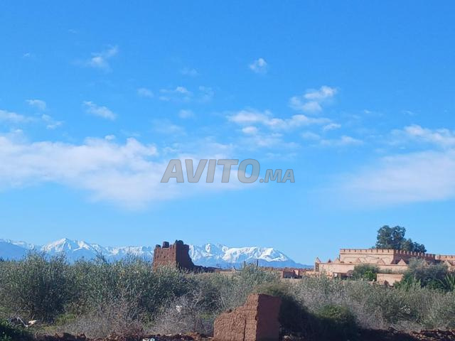 Terrain 740 M2 constructible route Amizmiz KM18 - 2