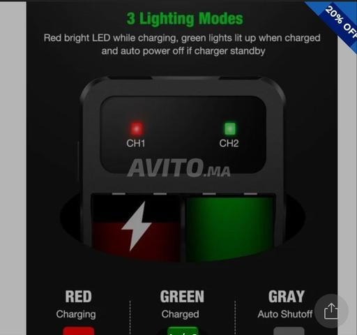 Pack chargeur plus 4 batteries manettes xbox - 2